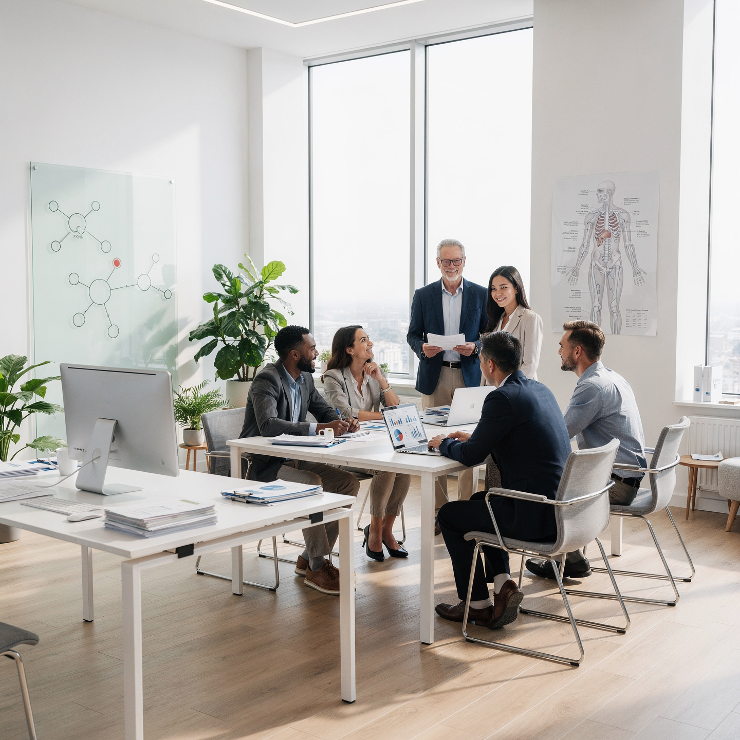 Life sciences team and molecular research